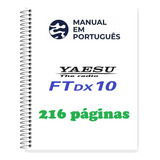 Guia manual Como Usar Rádio Ft dx10 Yaesu português 