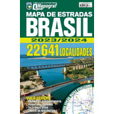 Guia Mapograf Mapa De Estradas Brasil 2023/2024 - Espiral, De A Line. On Line Editora, Capa Mole Em Português
