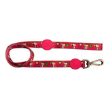 Guia Para Cachorro Snoopy Pink Flower Mosquetão 1 20m 315kg