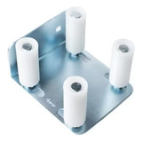Guia Para Portão 4x1 Com Roletes 30 Mm X 70 Mm