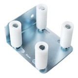 Guia Para Portão 4x1 Com Roletes 30 Mm X 70 Mm