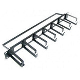 Guia Passa Cabo Horizontal Aberto 1u Alça Anel Pra Rack 19