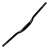 Guidão Alumínio Bike Mtb 31 8 X 700mm Curvo Bicicleta Cor Preto