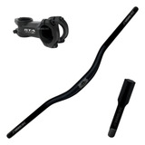 Guidão Alumínio Mesinha 31 8mm adaptador Standard P Over Cor Preto