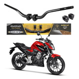 Guidão Baixo Naked Preto Oxxy Cb 300 Twister 250 Cb300 Cbx