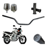 Guidão Cb Twister 250 2000 Á 2008 Preto Rosca Peso Manopla