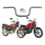 Guidão Moto Honda Cg Titan Fan Mix 125 150 160 Cromado