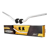 Guidão Moto Oxxy Fat Bar Alto Preto Adaptador Motocross