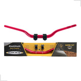 Guidão Oxxy Super Fat Off Road Alto Vermelho Adaptador Pre