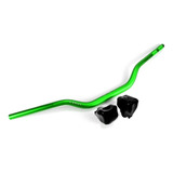 Guidão Vyrus Fat Bar 28mm Alto Com Adaptador Verde