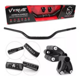 Guidão Vyrus Fatbar Com Adaptador 28mm Alto