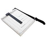 Guilhotina Base Em Aço 30 Cm Papel A4 Até 10 Folhas Trava