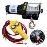 Guincho Elétrico 3000lb 1361kg 12v P Quadriculo Jipe Trilha