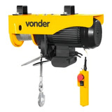 Guincho Elétrico Para 0 5 Tonelada 1 Tonelada Gev 1000 220v Cor Amarelo E Preto