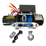 Guincho Veicular 12v 8000 Lbs Cabo Kevlar Controle Sem Fio