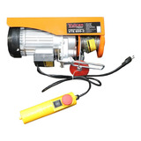 Guincho Vulcan Talha Elétrico 600kg Cabo Aço 12 Metros Cor Laranja claro 220v