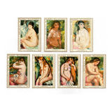 Guiné Equatorial 1972 Pinturas Nus Nude Selos Novos