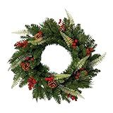 Guirlanda De Natal Artificial Enfeite Natalino De Inverno 50cm Guirlanda 3 