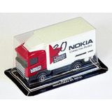 Guisval Scania Furgão Vermelho Nokia 1 64