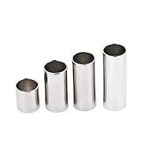 GUITAR BASS SLIDES DE AÇO INOXIDÁVEL QUALIDADE PREMIUM Barra DE Tom DE Tubo Deslizante Elétrico Para Guitarra