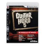 Guitar Hero 5 Ps3 Físico Padrão necessário Guitarra