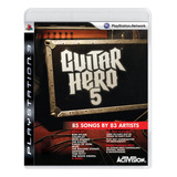  Guitar Hero 5 Ps3 Mídia Física Original so Guitarra Sony