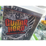 Guitar Hero Warriors Of Rock Usado Original Ps3 Midia Física