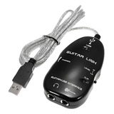 Guitar Link Cabo Interface Usb Áudio Guitarra Violão Baixo