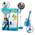 Guitarra Com Microfone E Pedestal Infantil Karaokê Som Mp3 Cor Azul Guit + Mic