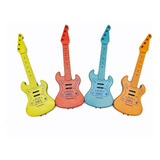 Guitarra De Plástico Colorida Brinquedo Infantil