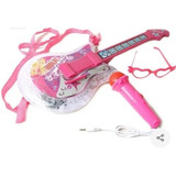 Guitarra E Microfone Brinquedo Infantil C