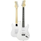 Guitarra Elétrica Bravo Beg100 Strato Série Coldguitar White
