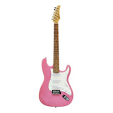 Guitarra Elétrica Condor Rx 10 Stratocaster De Tília Pink Com Diapasão De Pau rosa