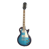 Guitarra Elétrica EpiPhone Les Paul Standard Plustop Pro De Mogno Blueberry Burst Com Diapasão De Pau Ferro
