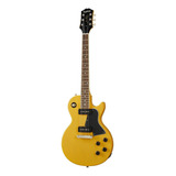 Guitarra Elétrica EpiPhone Original Collection Les Paul Special De Mogno Tv Yellow Brilhante Com Diapasão De Louro Indiano