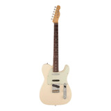 Guitarra Elétrica Fender Classic 60s Telecaster De Amieiro Olympic White Poliéster Com Diapasão De Pau rosa