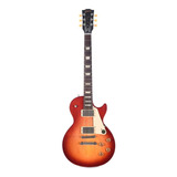 Guitarra Elétrica Gibson Modern Collection Les Paul Tribute De Mogno Satin Cherry Sunburst Laca Nitrocelulósica Acetinada Com Diapasão De Pau rosa