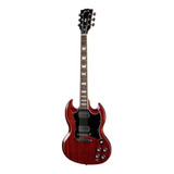 Guitarra Elétrica Gibson Modern Collection Sg Standard De Mogno Heritage Cherry Laca Nitrocelulósica Com Diapasão De Pau rosa