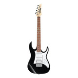 Guitarra Elétrica Ibanez Rg Gio Grx40 De Choupo Black Night Com Diapasão De Jatobá