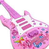 Guitarra Elétrica Infantil Com Luz E Som De Verdade 