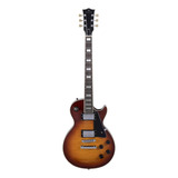 Guitarra Elétrica Michael Lp Michael Strike Custom Gm755n Les Paul De Mogno Vintage Sunburst Com Diapasão De Granadillo Preto
