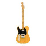 Guitarra Elétrica Para Canhoto Squier By Fender Classic Vibe 50s Telecaster De Pinheiro Butterscotch Blonde Brilhante Com Diapasão De Bordo