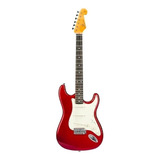 Guitarra Elétrica Sx Vintage Series Sst62 De Tília Candy Apple Red Brilhante Com Diapasão De Pau rosa