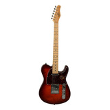 Guitarra Elétrica Tagima Brasil T 910 Telecaster De Cedro Honeyburst Com Diapasão De Pau Ferro