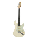 Guitarra Elétrica Tagima Tw Series Tg 500 De Tília Olympic White Brilhante Com Diapasão De Madeira Técnica