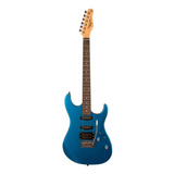 Guitarra Elétrica Tagima Tw Series Tg 510 De Tília Metallic Blue Com Diapasão De Madeira Técnica