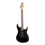 Guitarra Elétrica Tagima Tw Series Tg 520 De Tília Black Metálico Com Diapasão De Madeira Técnica