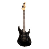 Guitarra Elétrica Tagima Tw Series Tg 520 De Tília Black Metálico Com Diapasão De Madeira Técnica