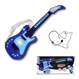 Guitarra Eletrônica Infantil Azul