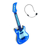 Guitarra Eletrônica Infantil Com Microfone